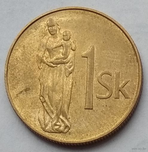 Словакия 1 крона 1993 г.