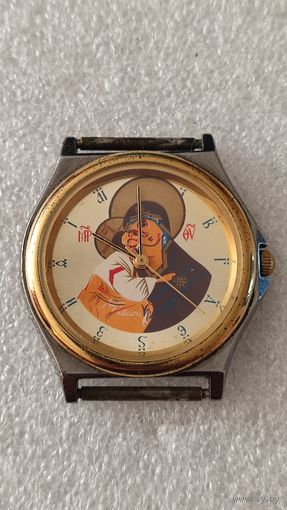 Часы Луч кварц Богородица ,200 лотов с 1 рубля!!!