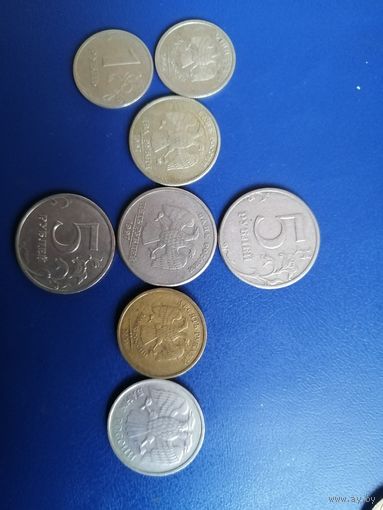 Монеты РФ(одним лотом )