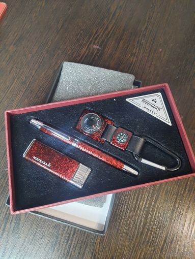 Подарочный набор, подарок, ручка, зажигалка, брелок