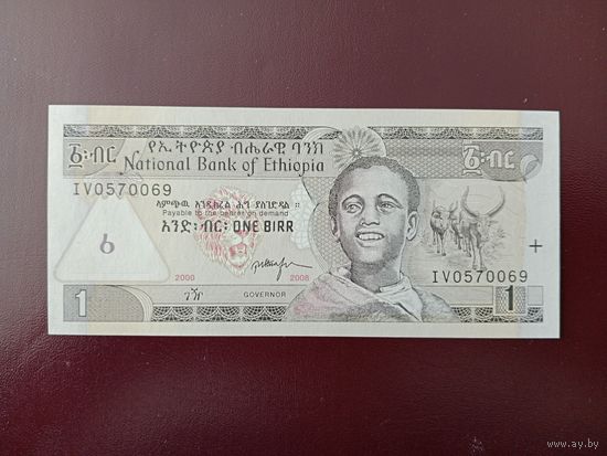 Эфиопия 1 быр 2008 UNC