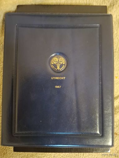 Набор монет Нилерланды 1987(+жетон-серебро).