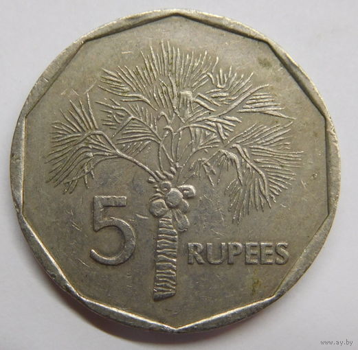 Сейшельские острова 5 рупий 2000 г