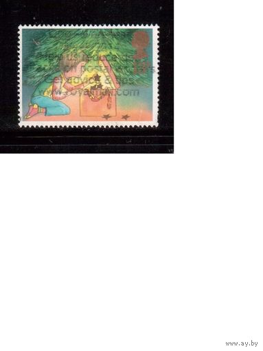 Великобритания-1987(Мих.1127) , гаш., Новый Год