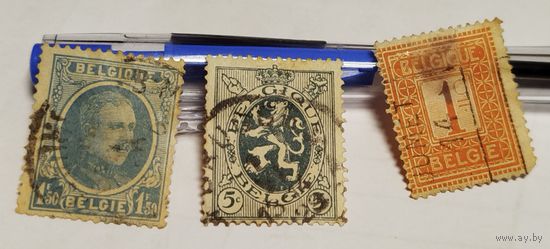 Бельгия марки старинные