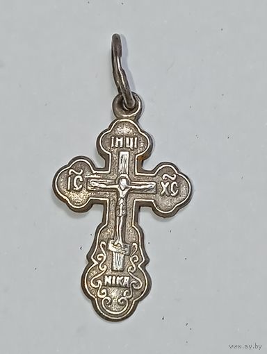 Крестик серебро  925 проба .