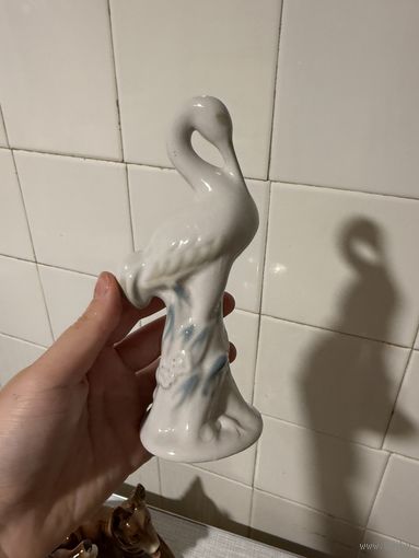 Цапля фарфор