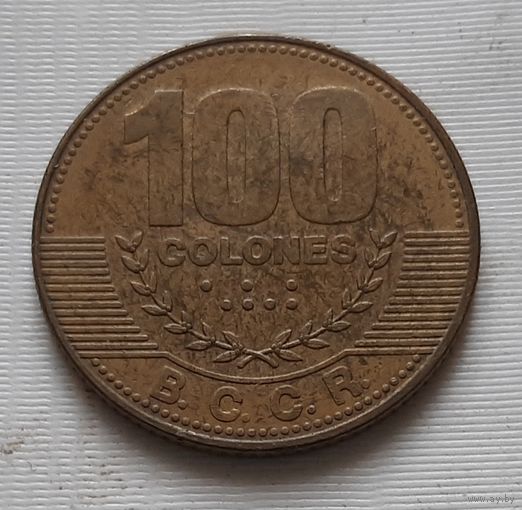 100 колон 2014 г. Коста-Рика