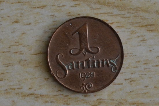 Латвия 1 сантим 1928