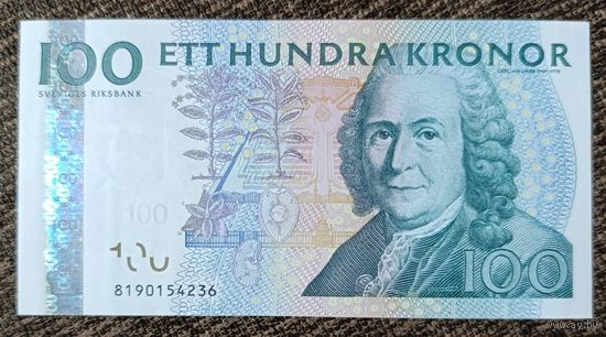 100 крон 2008 года  - Швеция - UNC