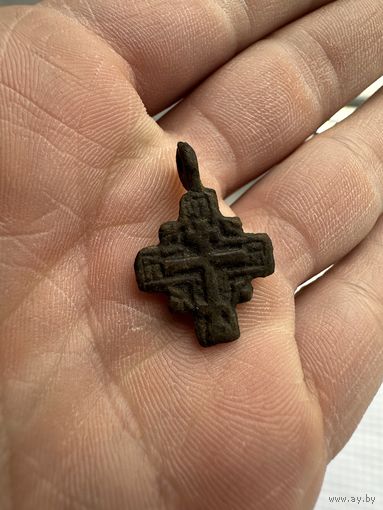 Крестик нательный старинный 3