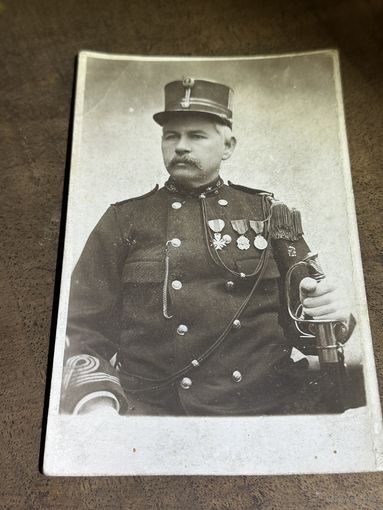 Старинная военная фотография. Европа много Лотов с рубля