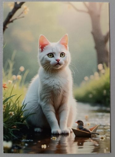 Кот. Календарик, 2025, глянец