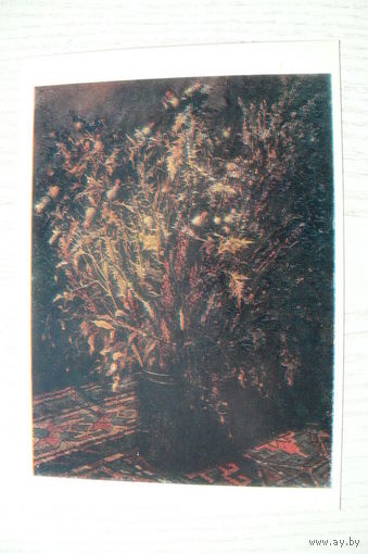 Яковлев В., Чертополох. Натюрморт; 1977.