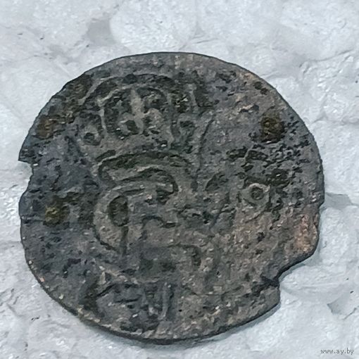 Двойной денарий, двуденарий 1579. Штефан Баторий