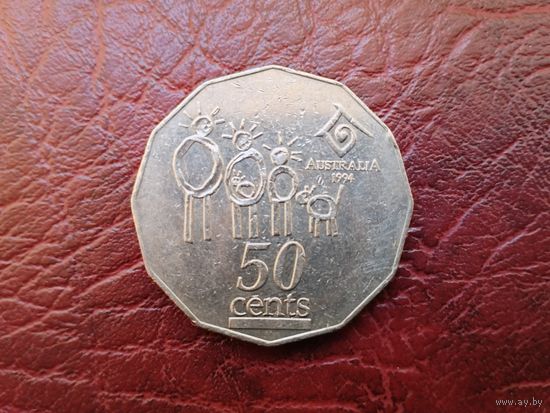 50 центов 1994 г. Австралия. Год семьи.