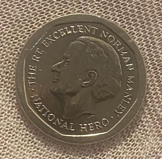 Монета 5 долларов 2022 год. Ямайка