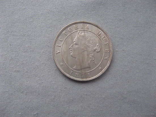 Ямайка 1/2 пенни 1871 год Виктория