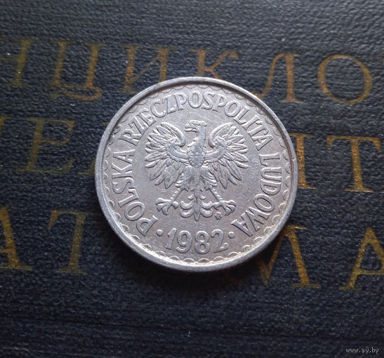 1 злотый 1982 Польша #01 XF
