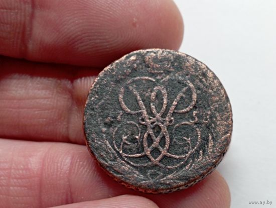 Копейка 1758 год