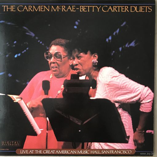 Carmen McRae - Betty Carter Duets (Оригинал US 1988)