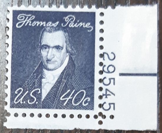 1968  Выдающиеся американцы :Томас Пейн  США