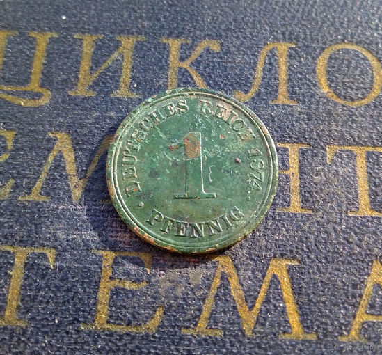 1 пфенниг 1874 А Германская Империя #01