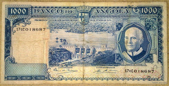 1000 эскудо 1970г. Pic#98