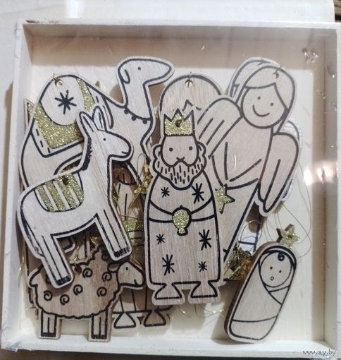 Набор ёлочных игрушек Германия новые