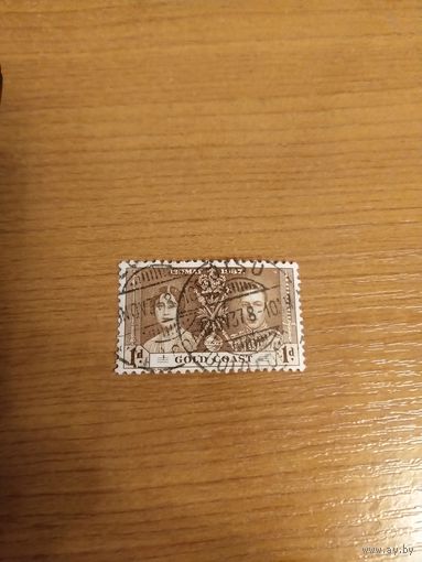 1937 британская колония Золотой Берег коронация (1-2)