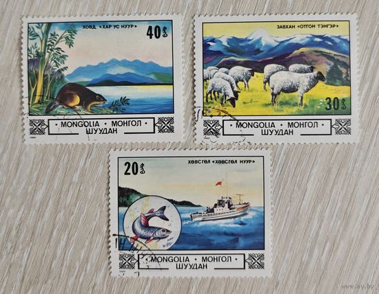 Монголия. Фауна. 1982г. Цена за все.