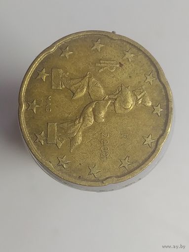 20 евроцентов Италия 2002 год лот 40
