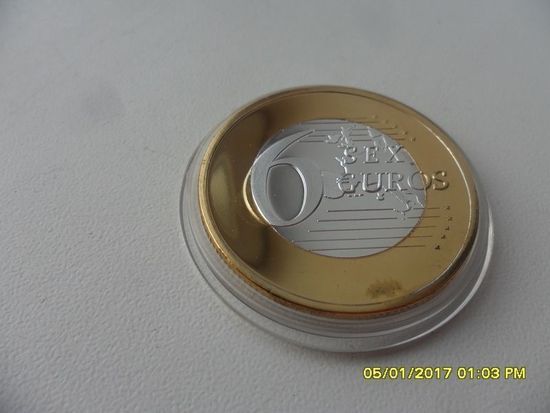 6 Евро - сувенирная, /5/