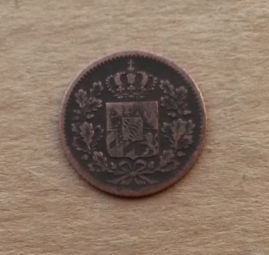 Бавария, 1 пфенниг 1853 г.