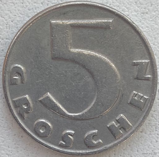 Австрия 5 грошей 1931 г.