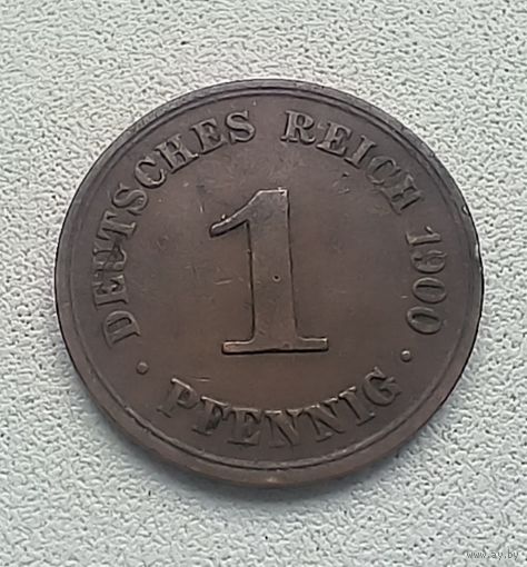 Германия 1 пфенниг, 1900 А 2-12-50