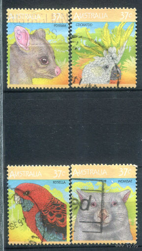 Австралия - 1987г. - животные - 4 марки - гашёные. #3-WB-79-B-1