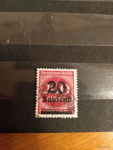 1923 Германия Рейх надпечатка (2-11)