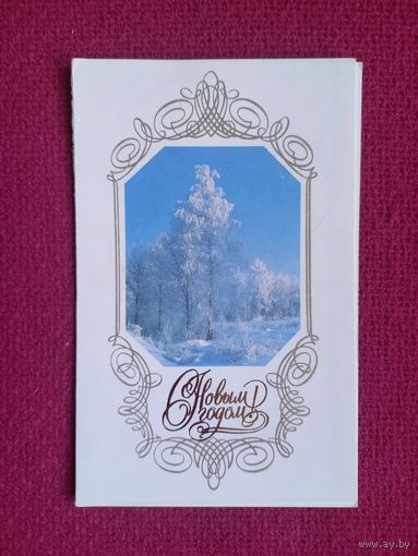 С Новым Годом! Лисецкий 1987 г. Двойная.