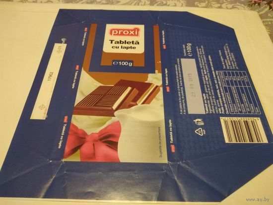Обёртка от шоколада