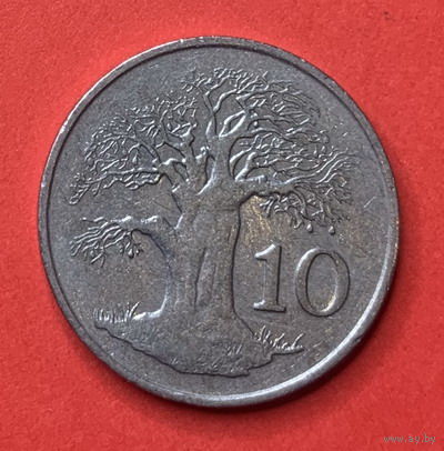 Зимбабве, 10 центов 1987г.