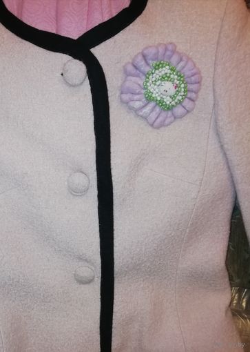 Брошь из валяной шерсти оригинальная, ручная работа.