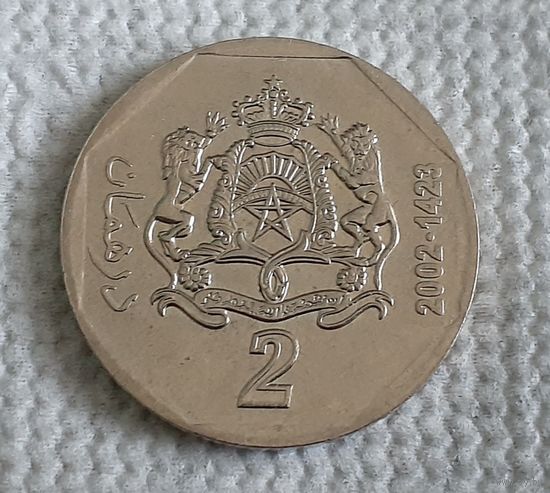 Марокко 2 дирхама, 2002 (14-3-13)