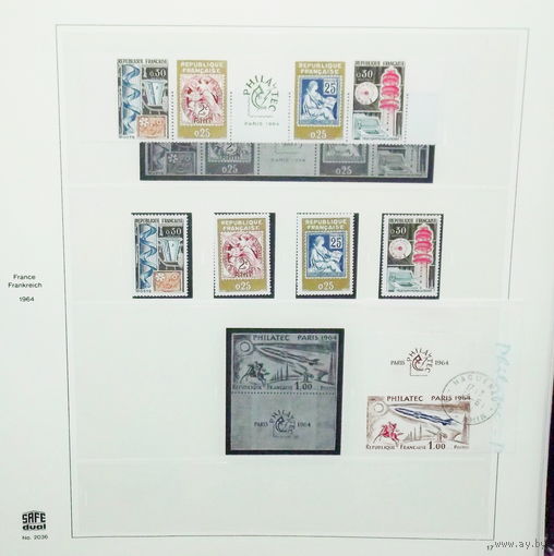 ФРАНЦИЯ.Хронология.РАСПРОДАЖА АЛЬБОМА ПОСТРАНИЧНО !Могут встречаться аккуратные наклейки! СОСТОЯНИЕ НА ФОТО !