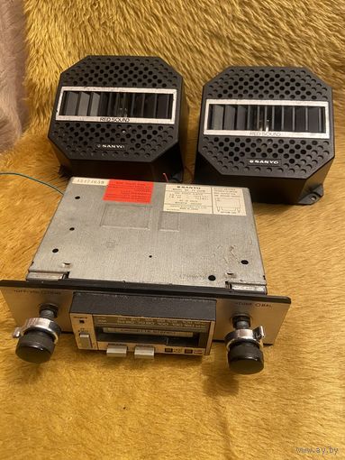 Магнитола SANYO c колонками. Made in Japan.