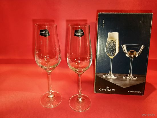 Пара фужеров Crystalex Bohemia Crystal-100ml.