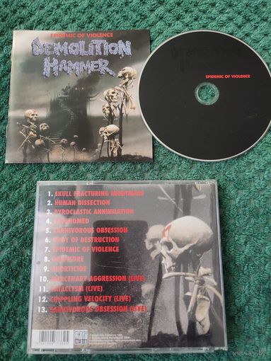DEMOLITION HAMMER - Epidemic Of Violence (1992) Reissue