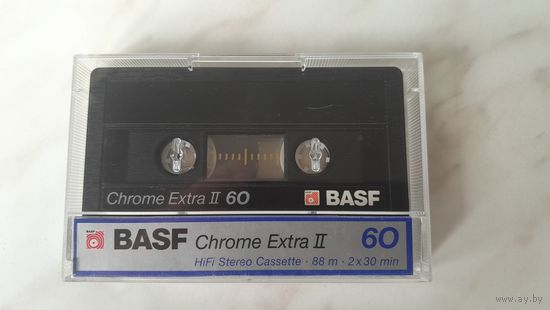 Хромовая аудиокассета BASF Chrome Extra II 60 (60 минут)