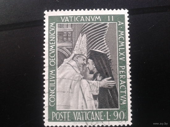 Ватикан, 1966. Папа Павел VI и православный митрополит