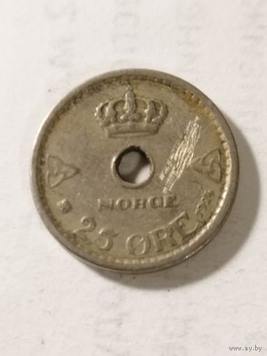 Норвегия 25 оре 1924